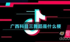 广西科目三舞蹈是什么梗