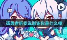 孤勇者听我说谢谢你是什么梗