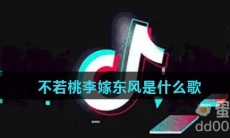 不若桃李嫁东风是什么歌