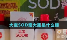 大宝SOD蜜大瓶是什么梗