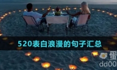 520表白浪漫的句子汇总