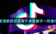 呼吸着清新的芬芳每个未来都不一样是什么歌