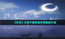 《抖音》月亮不曾奔我而来歌曲介绍