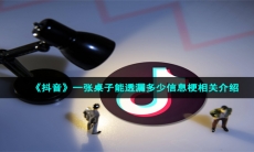 《抖音》一张桌子能透漏多少信息梗相关介绍