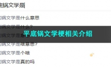 《抖音》平底锅文学梗相关介绍