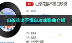 《抖音》山茶花读不懂白玫瑰歌曲介绍