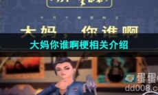 《抖音》大妈你谁啊梗相关介绍