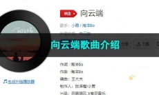 《抖音》向云端歌曲介绍