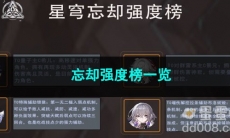崩坏星穹铁道忘却强度榜一览