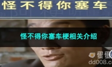 《抖音》怪不得你塞车梗相关介绍
