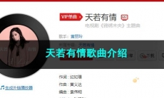 《抖音》天若有情歌曲介绍