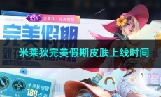 王者荣耀米莱狄完美假期皮肤上线时间