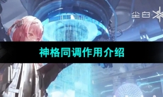 《尘白禁区》神格同调作用介绍