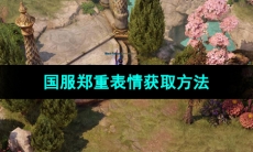 《命运方舟》国服郑重表情获取方法