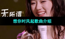 《抖音》想你时风起歌曲介绍
