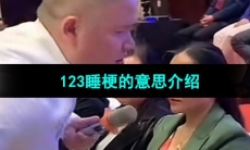 《抖音》123睡梗的意思介绍