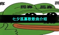 《抖音》七夕孤寡歌歌曲介绍