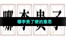 《抖音》哪李贵了梗的意思介绍