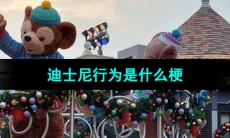 抖音迪士尼行为是什么梗