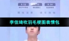 《抖音》李佳琦吹羽毛梗图表情包分享