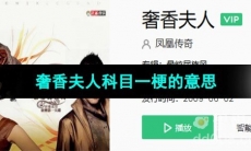 《抖音》奢香夫人科目一梗的意思介绍