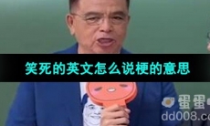 《抖音》笑死的英文怎么说梗的意思介绍