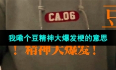 《抖音》我嘞个豆精神大爆发梗的意思介绍