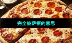 《抖音》完全披萨梗的意思介绍