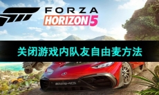 《极限竞速地平线5》关闭游戏内队友自由麦方法