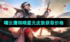 《王者荣耀》曜云鹰彻晓星元皮肤获取价格