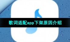 《歌词适配》app下架原因介绍