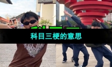 《抖音》科目三梗的意思介绍
