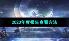 《王者荣耀》2023年度报告查看方法
