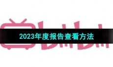 《哔哩哔哩》2023年度报告查看方法