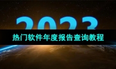 2023热门软件年度报告查询教程