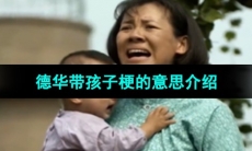 《抖音》德华带孩子梗的意思介绍