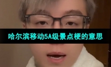 《抖音》哈尔滨移动5A级景点梗的意思介绍