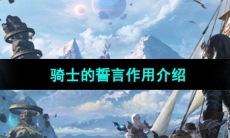 《命运方舟》骑士的誓言作用介绍