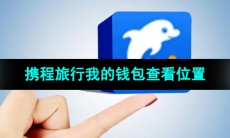 《携程旅行》我的钱包查看位置