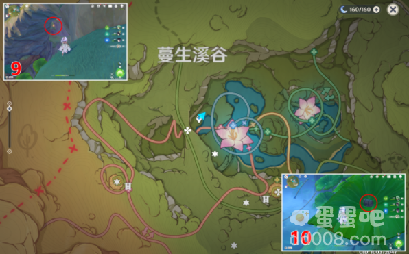 《原神》3.8版本蔓生溪谷南礼券收集攻略