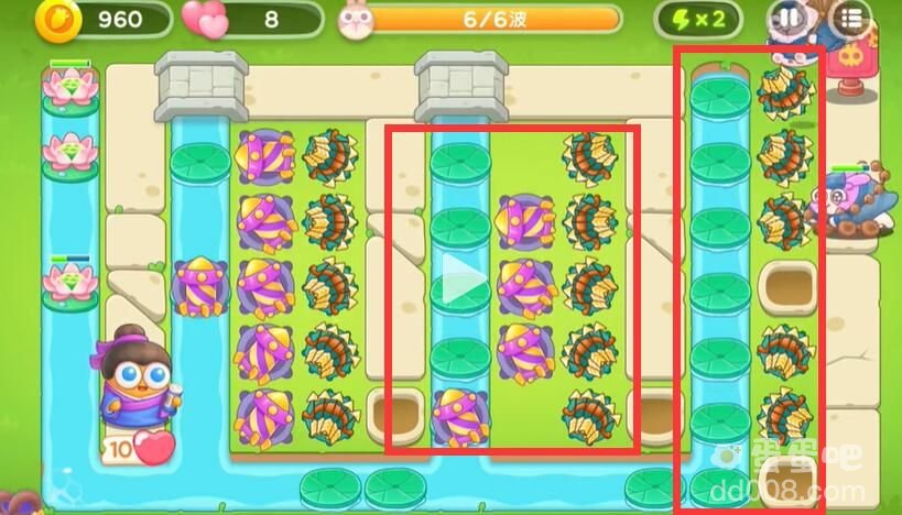 《保卫萝卜4七夕鹊桥会》第十四关通关攻略
