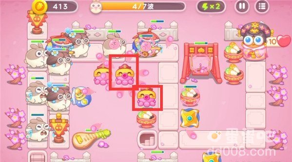 《保卫萝卜4秋妃传》第1关攻略