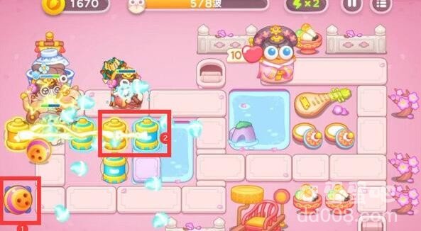 《保卫萝卜4秋妃传》第2关攻略