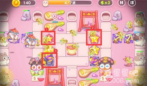 《保卫萝卜4秋妃传》第5关攻略