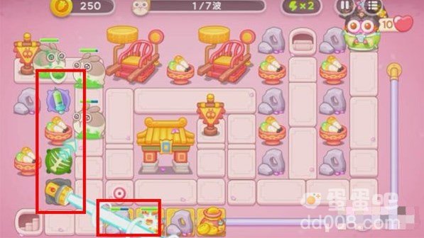 《保卫萝卜4秋妃传》第13关攻略