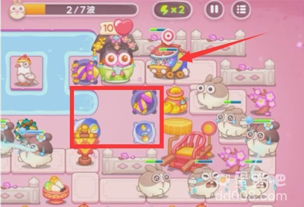 《保卫萝卜4秋妃传》第14关攻略