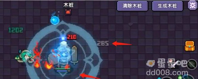 《我的勇者》木桩位置介绍