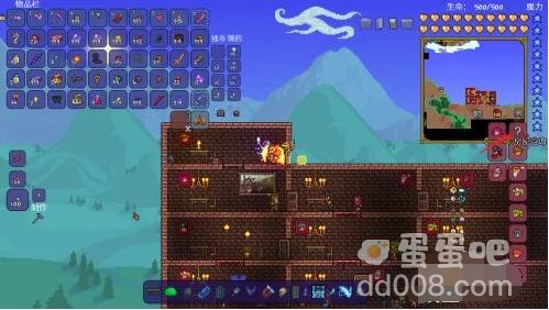 《泰拉瑞亚》让npc入住方法