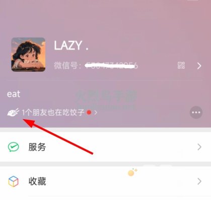 《微信》2023吃饺子吃汤圆状态设置方法