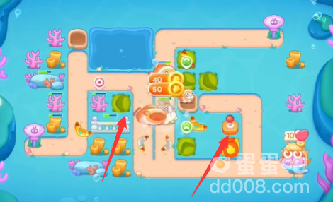 《保卫萝卜4海的闺女》第21关通关攻略